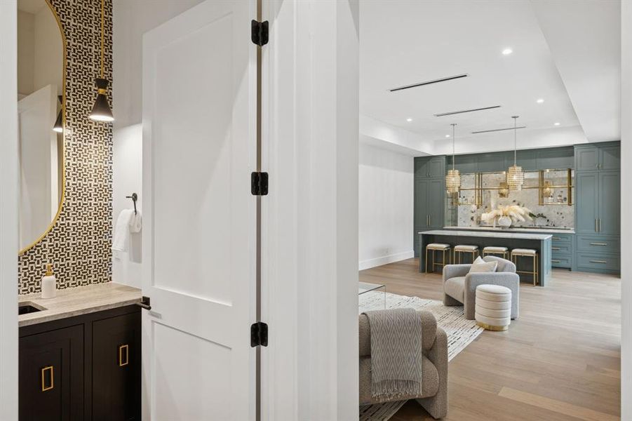 Pool bath and game room