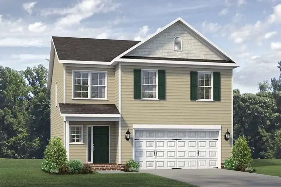 Front exterior of a home in the The Wilcox community, located in Greensboro, NC (Image 15).