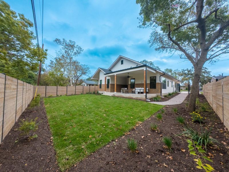 Exterior details and patio area of a home in , Austin (Image 3).