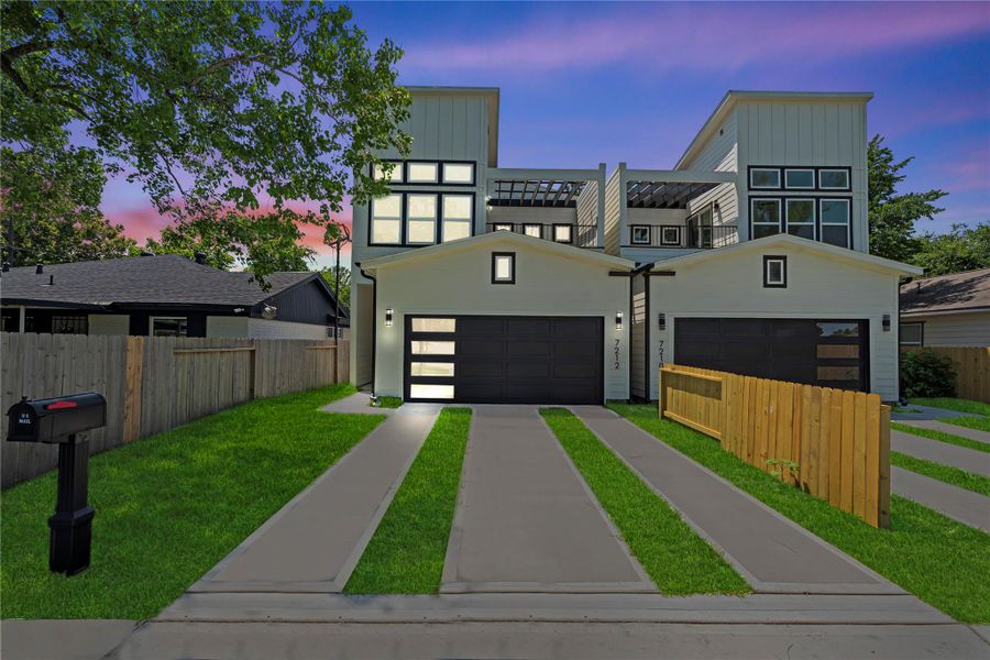 Front exterior of a new home in , Houston, TX, highlighting curb appeal (Image 26).