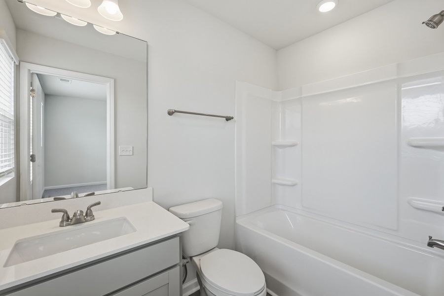 Furnished interior view inside a new home in Nichols Landing, Charlotte (Image 14). Furnished interior view inside a new home in Nichols Landing, Charlotte (Image 14).