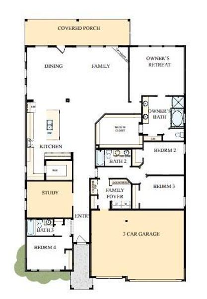 The success of a floor plan is the way you can move through it…You’ll be amazed at how well this home lives…We call it traffic patterns.