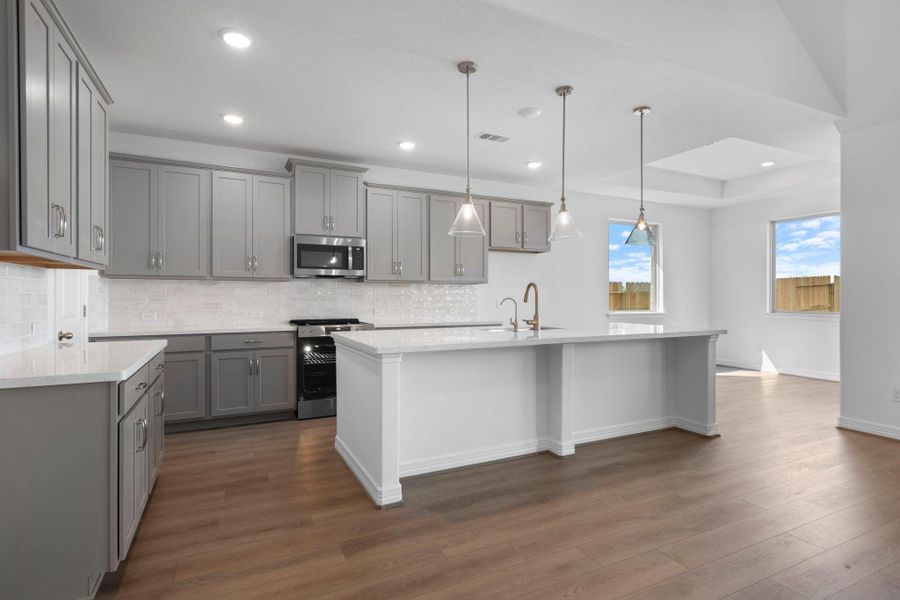 Furnished interior view inside a new home in Brookewater, Rosenberg (Image 9). Furnished interior view inside a new home in Brookewater, Rosenberg (Image 9).