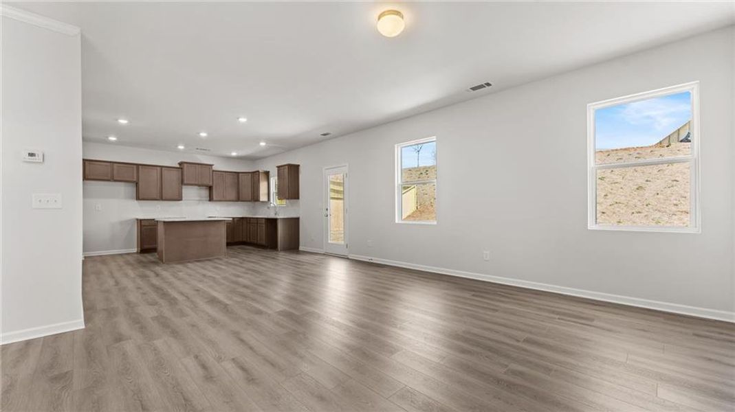 Spacious, unfurnished interior of a new home in The Reserve at Willow Oaks, Canton (Image 11).