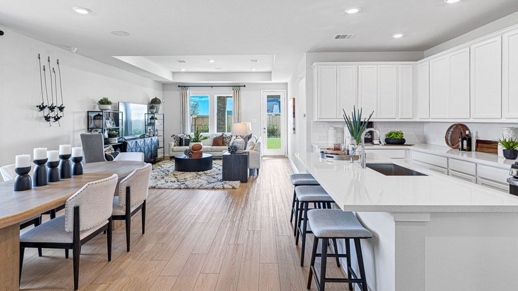 Furnished interior view inside a new home in Raburn Reserve 50s, Tomball (Image 14). Furnished interior view inside a new home in Raburn Reserve 50s, Tomball (Image 14).