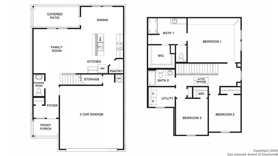 2D floor plan layout of this home in Laurel Vistas, San Antonio, TX (Image 2). 2D floor plan layout of this home in Laurel Vistas, San Antonio, TX (Image 2).