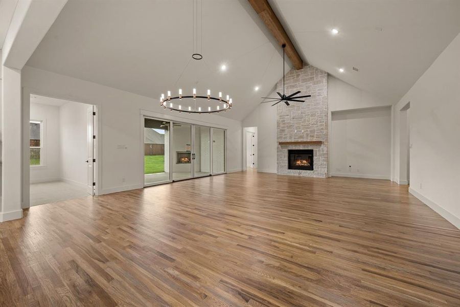 Spacious, unfurnished interior of a new home in NorthGlen, Haslet (Image 33).