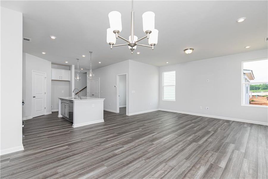 Spacious, unfurnished interior of a new home in Madison at Buice Lake, Acworth (Image 12).