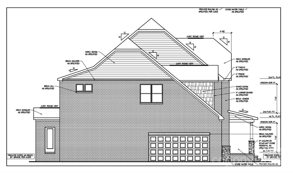 Exterior rendering of this home design in , Hickory, NC (Image 4). Exterior rendering of this home design in , Hickory, NC (Image 4).