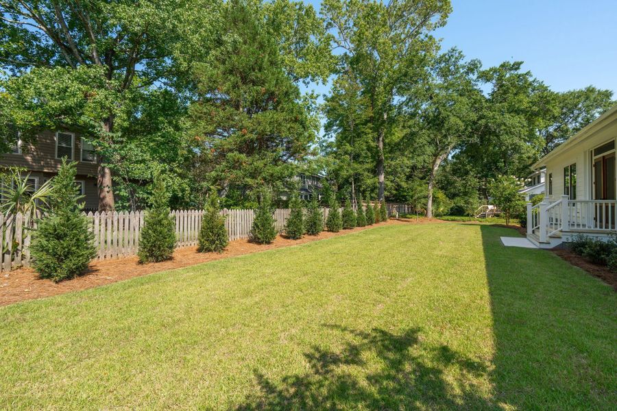Exterior details and patio area of a home in , Mount Pleasant (Image 42). Exterior details and patio area of a home in , Mount Pleasant (Image 42).