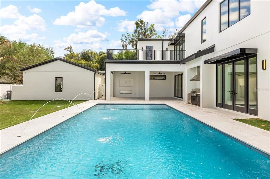 Exterior details and patio area of a home in , Winter Park (Image 48). Exterior details and patio area of a home in , Winter Park (Image 48).
