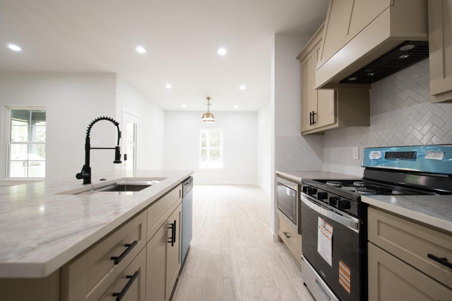 Furnished interior view inside a new home in , Dayton (Image 6).
