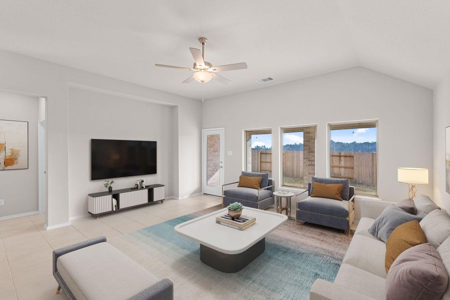 Furnished interior view inside a new home in Escondido, Magnolia (Image 14).