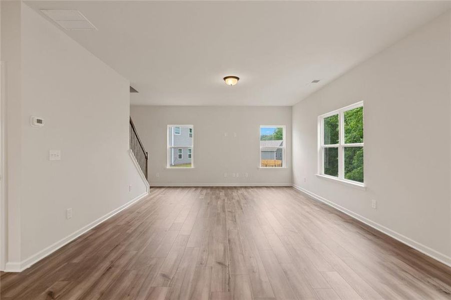 Spacious, unfurnished interior of a new home in Roxeywood Park, Winder (Image 15).