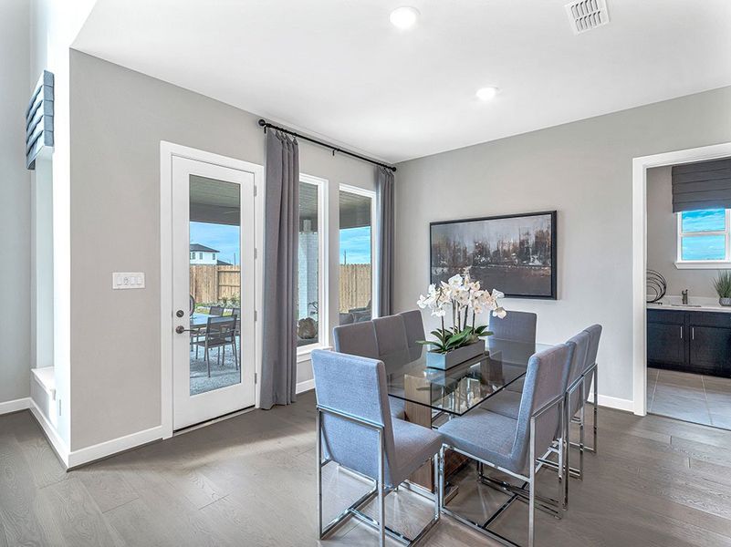 Representative furnished interior of a home built from the Palisade by Taylor Morrison in Avalon at Friendswood, Friendswood (Image 23).