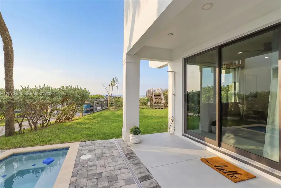 Exterior details and patio area of a home in , Melbourne Beach (Image 25).
