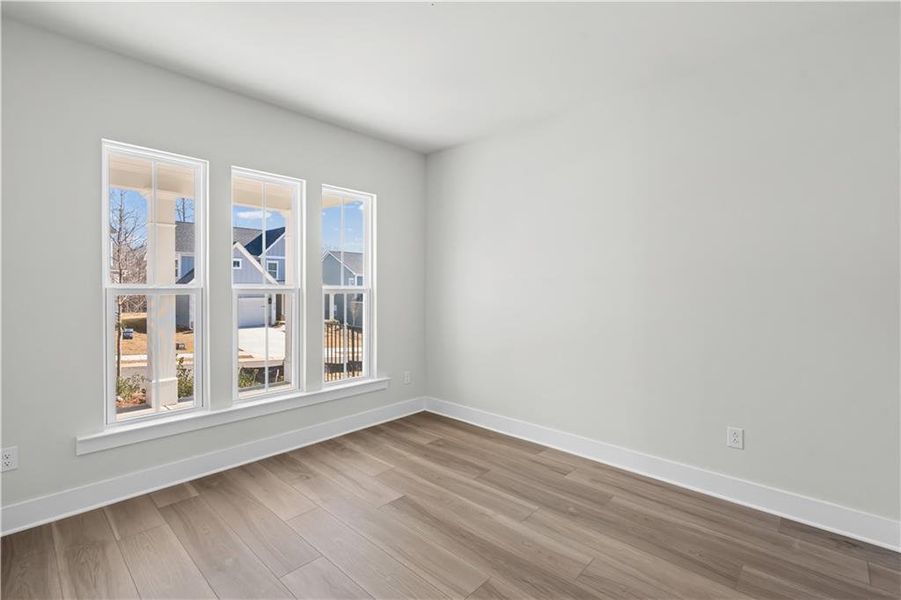 Spacious, unfurnished interior of a new home in Hunters Creek, Flowery Branch (Image 20). Spacious, unfurnished interior of a new home in Hunters Creek, Flowery Branch (Image 20).