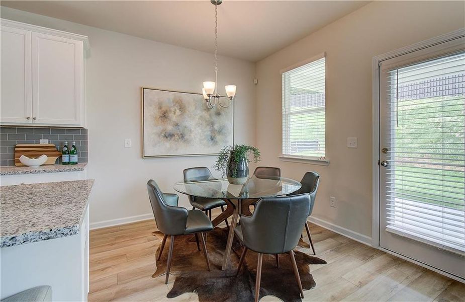 Furnished interior view inside a new home in Kingsmere Estates, Loganville (Image 45).