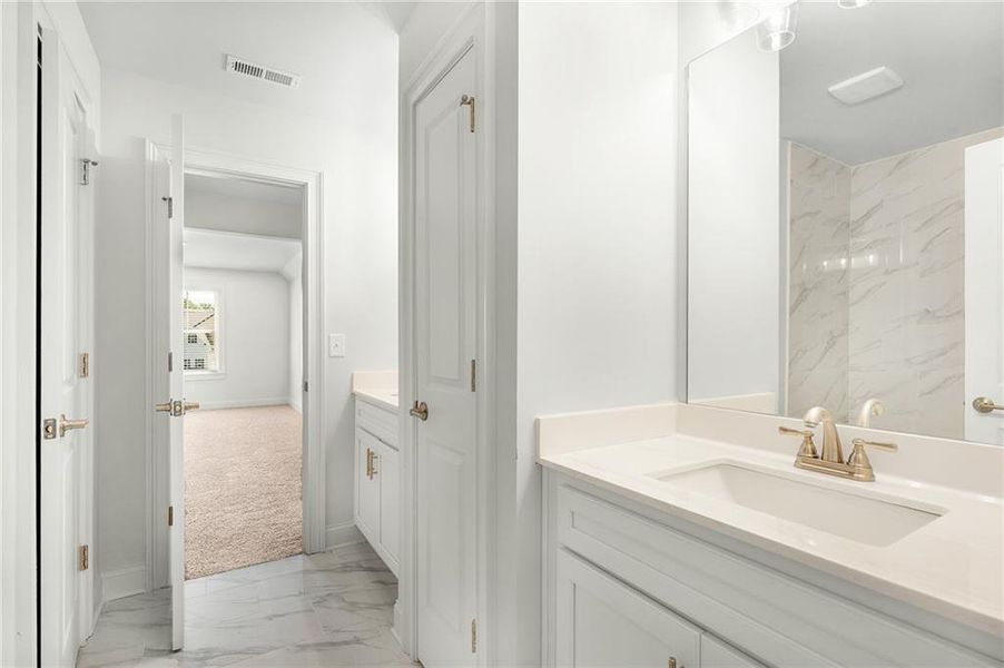 Furnished interior view inside a new home in The Landing at Miller’s Ferry, Adairsville (Image 12). Furnished interior view inside a new home in The Landing at Miller’s Ferry, Adairsville (Image 12).