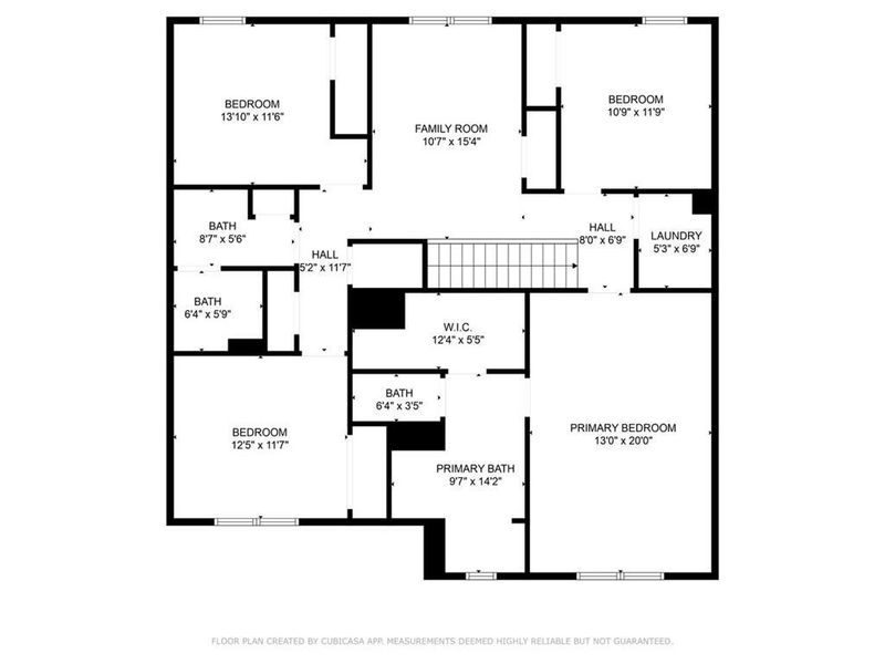 2D floor plan layout of this home in , Dallas, GA (Image 3).