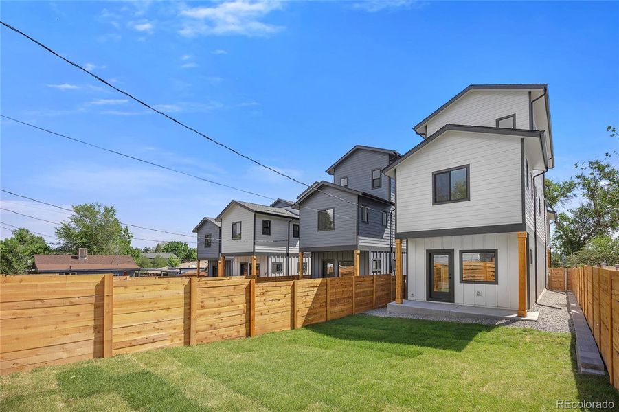 Exterior details and patio area of a home in , Denver (Image 4).