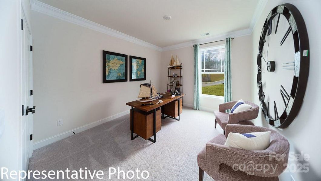 Furnished interior view inside a new home in Oak Grove Hill, Huntersville (Image 20).