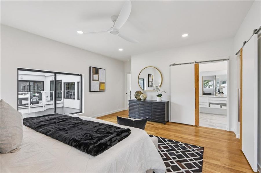 Furnished interior view inside a new home in , Atlanta (Image 48).