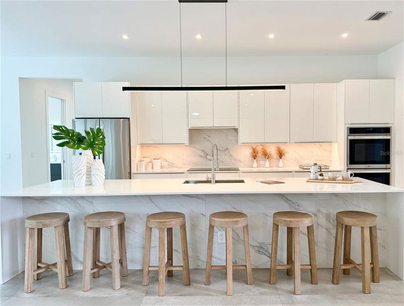 Furnished interior view inside a new home in , Sarasota (Image 31).