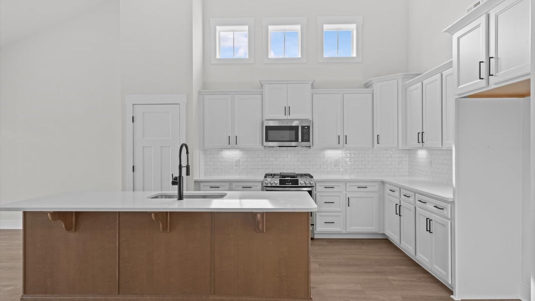 Accomplished layout with a first-class kitchen in this select community by DRB Homes