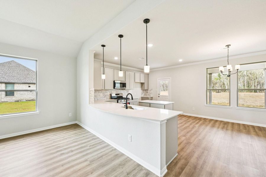 Furnished interior view inside a new home in Barton Place, Cleveland (Image 5).