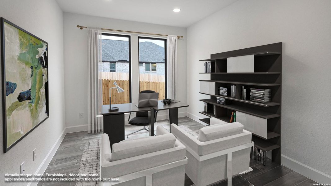 Furnished interior view inside a new home in Johnson Ranch, Bulverde (Image 10).