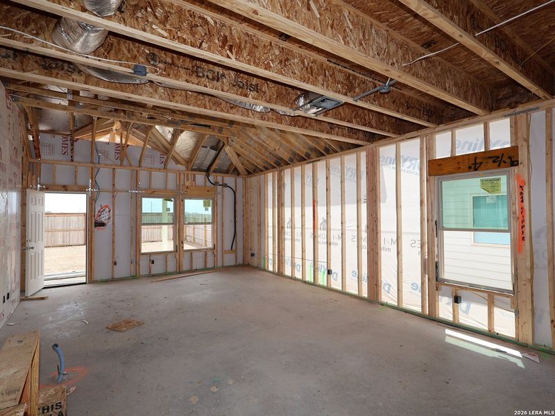 In-progress construction of a new home in Meadows at Clear Springs, New Braunfels, TX (Image 27).