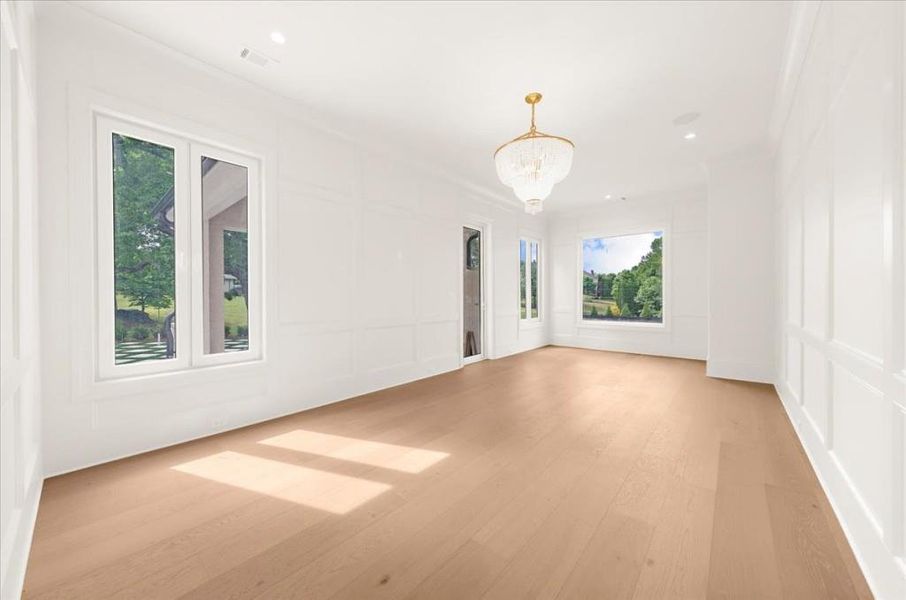 Spacious, unfurnished interior of a new home in , Canton (Image 95).