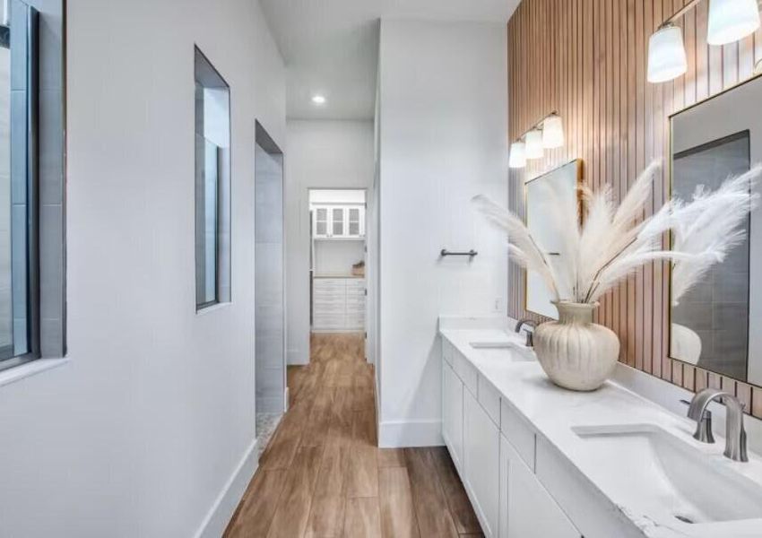 Furnished interior view inside a new home in The Reserve at Eastpointe, Palm Beach Gardens (Image 8).