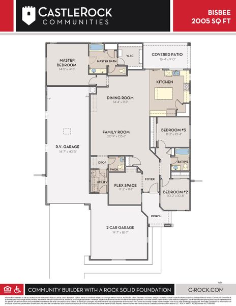 2D floor plan layout of this home in Rancho Mirage, Maricopa, AZ (Image 6). 2D floor plan layout of this home in Rancho Mirage, Maricopa, AZ (Image 6).