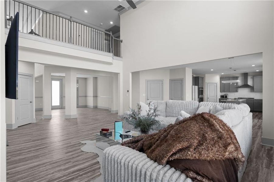 Furnished interior view inside a new home in , Lithonia (Image 7).