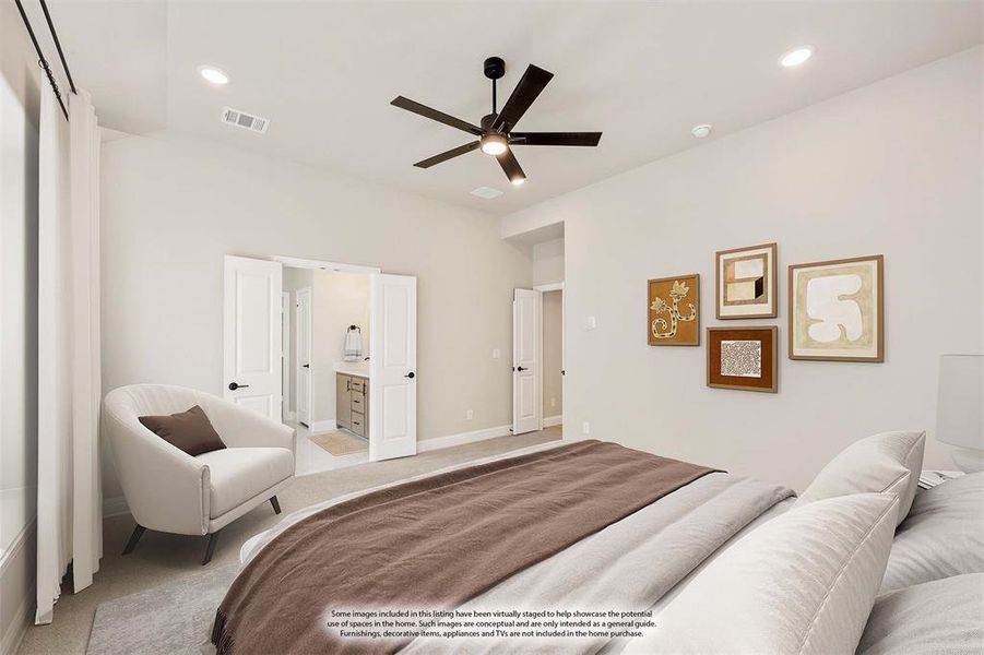Furnished interior view inside a new home in Anderson Crossing, Trenton (Image 18).