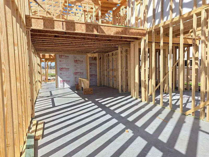 In-progress construction of a new home in , Missouri City, TX (Image 4).