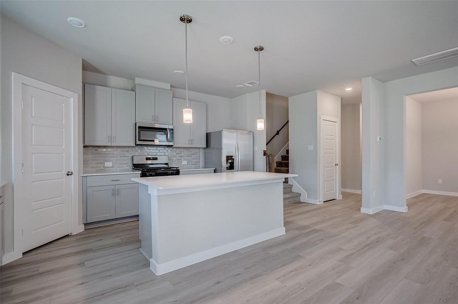 Furnished interior view inside a new home in McClendon Park Village, Houston (Image 13). Furnished interior view inside a new home in McClendon Park Village, Houston (Image 13).