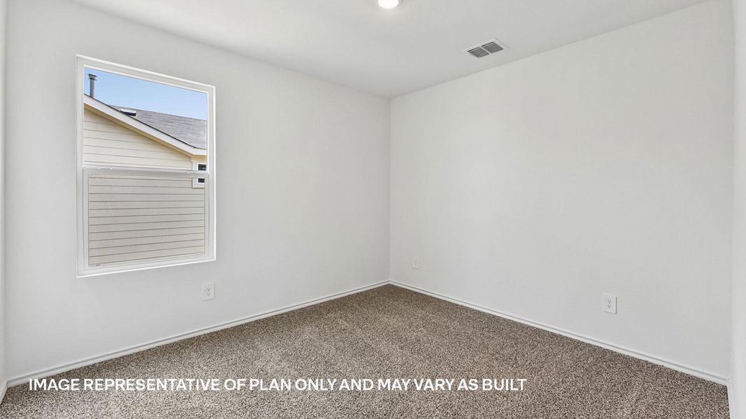 Representative unfurnished interior of a home built from the The Lyndon by D.R. Horton in Valverde, Bastrop (Image 26).
