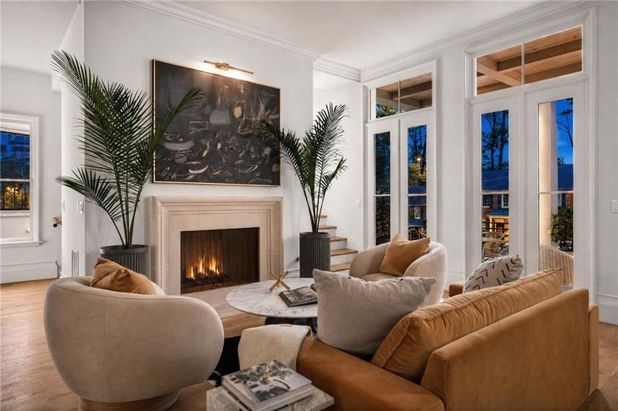 Furnished interior view inside a new home in Delmont, Atlanta (Image 35).