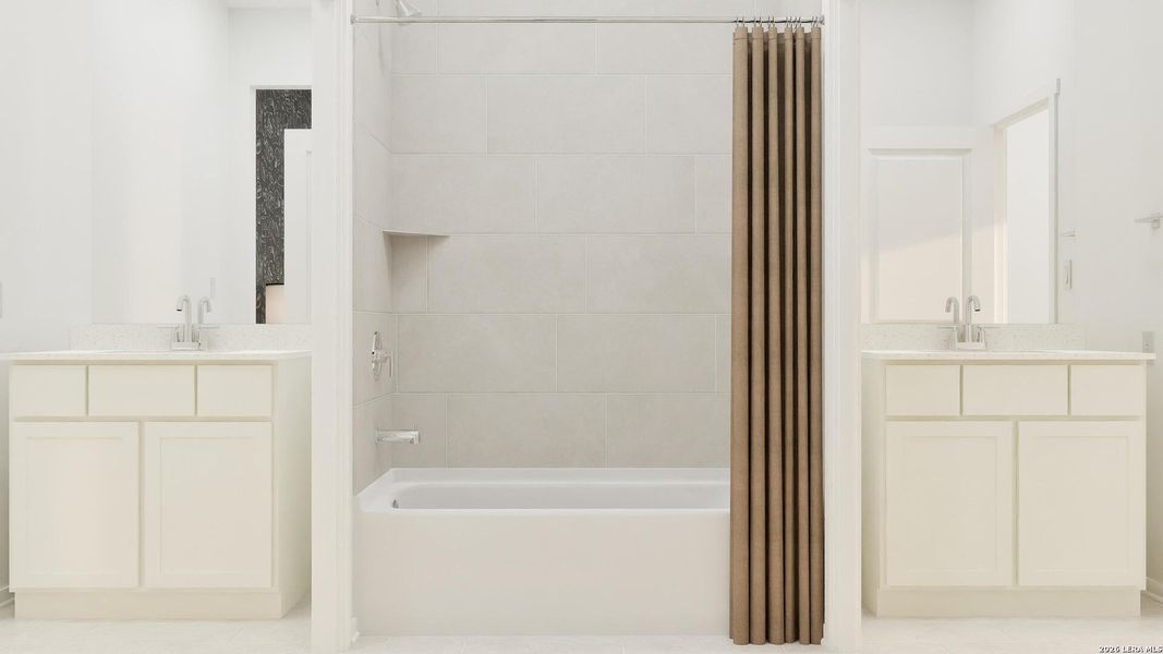 Furnished interior view inside a new home in Navarro Ranch, Seguin (Image 23).