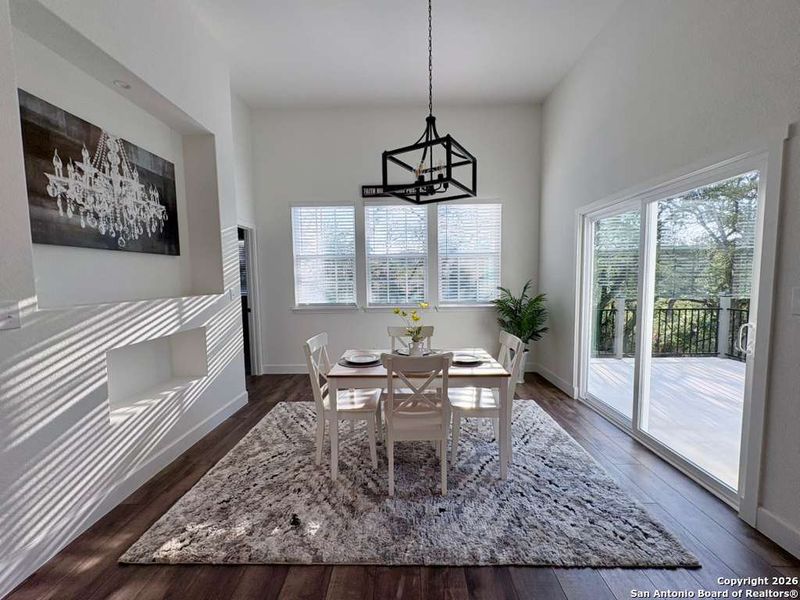 Furnished interior view inside a new home in , Spring Branch (Image 22).