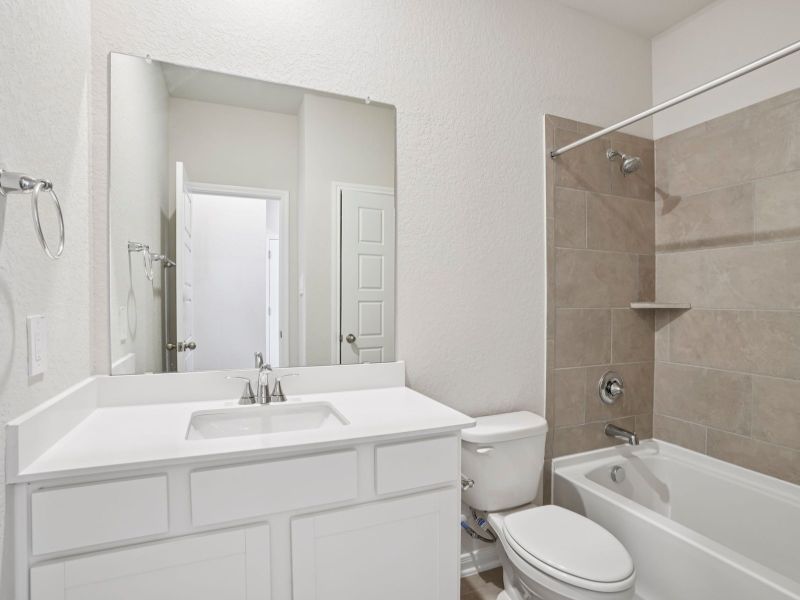 Furnished interior view inside a new home in Scenic Crest - Premier Series, Boerne (Image 7).