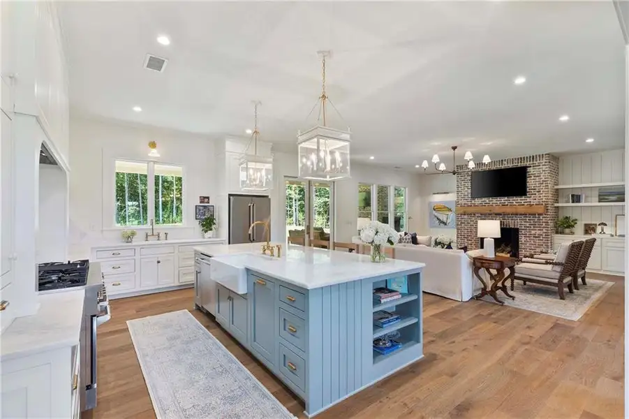 Furnished interior view inside a new home in , Chattahoochee Hills (Image 27).