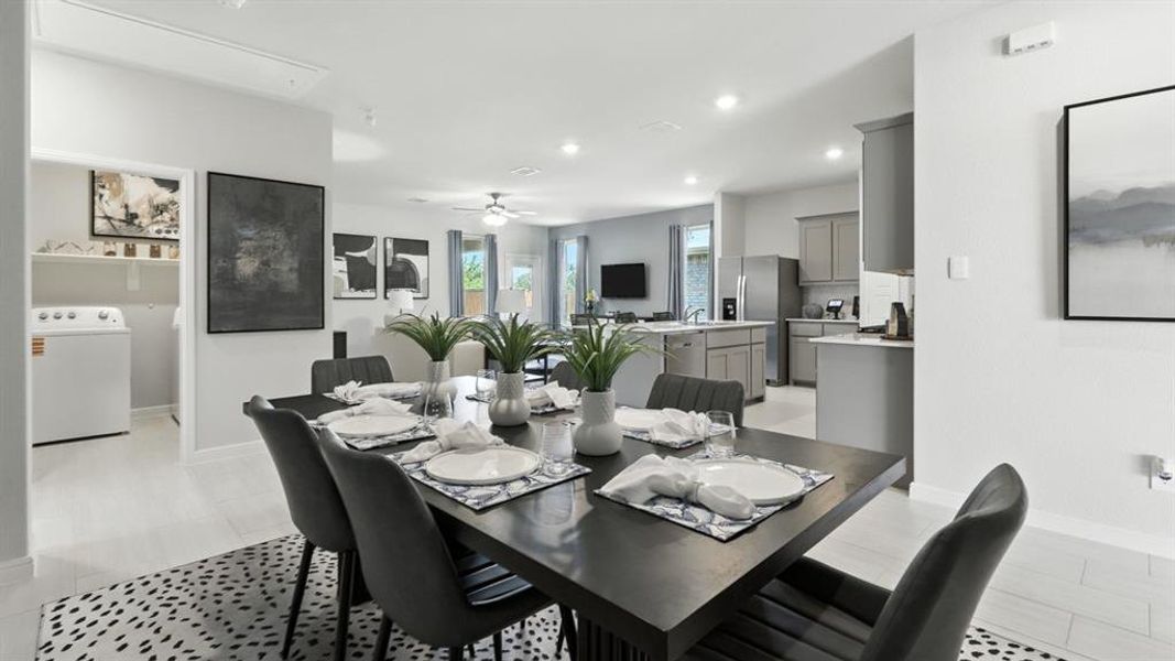 Furnished interior view inside a new home in The Canyons, Keene (Image 14). Furnished interior view inside a new home in The Canyons, Keene (Image 14).
