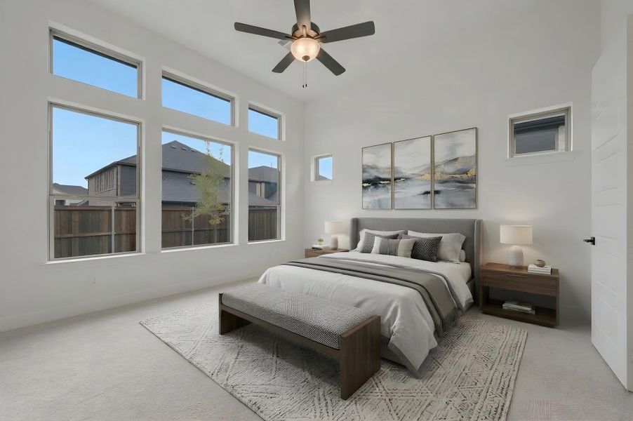 Furnished interior view inside a new home in The Ridge at Northlake, Northlake (Image 6).