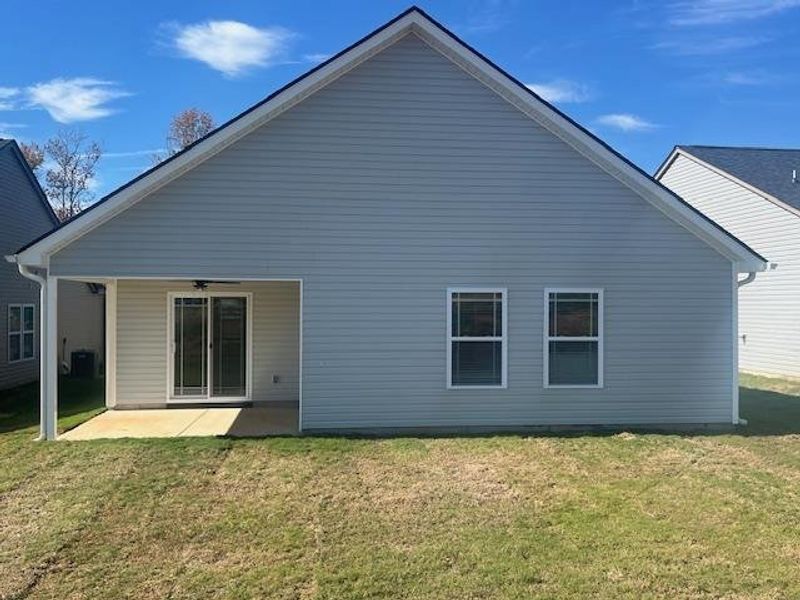 Exterior details and patio area of a home in Cleveland Meadows, Spartanburg (Image 3).