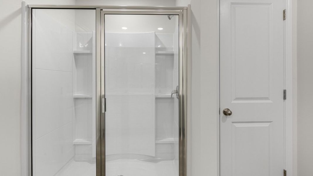 Close-up of interior finishes inside a home in The Townes at Galvins Ridge, Sanford (Image 12).