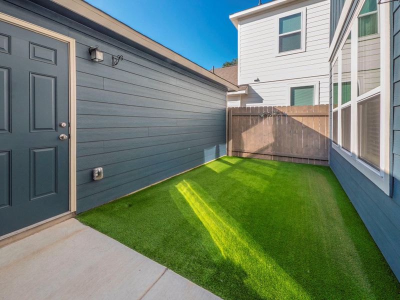 Exterior details and patio area of a home in , Leander (Image 24). Exterior details and patio area of a home in , Leander (Image 24).